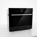 Gas Wall Oven Built for Precision Cooking, 60 Inch Size, Black Glass Fascia, Multi-Mode Fan Assisted Heat