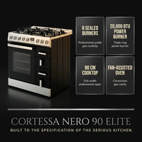 Cortessa Nero 90 Elite Gas Range — Results & Stats