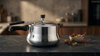 SteamCore MaxSecure Stainless Steel Pressure Cooker — Lifestyle