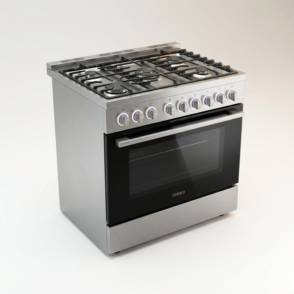 Vellaro Maestro 90 Pro Gas Range — Studio Shot