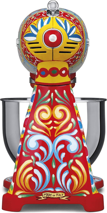 Smeg SMF03DGUS - 5-Qt. Stand Mixer - Retro Style, Sicily Is My Love, Limited Edition