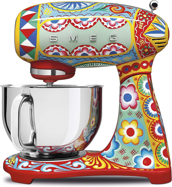 Smeg SMF03DGUS - 5-Qt. Stand Mixer - Retro Style, Sicily Is My Love, Limited Edition