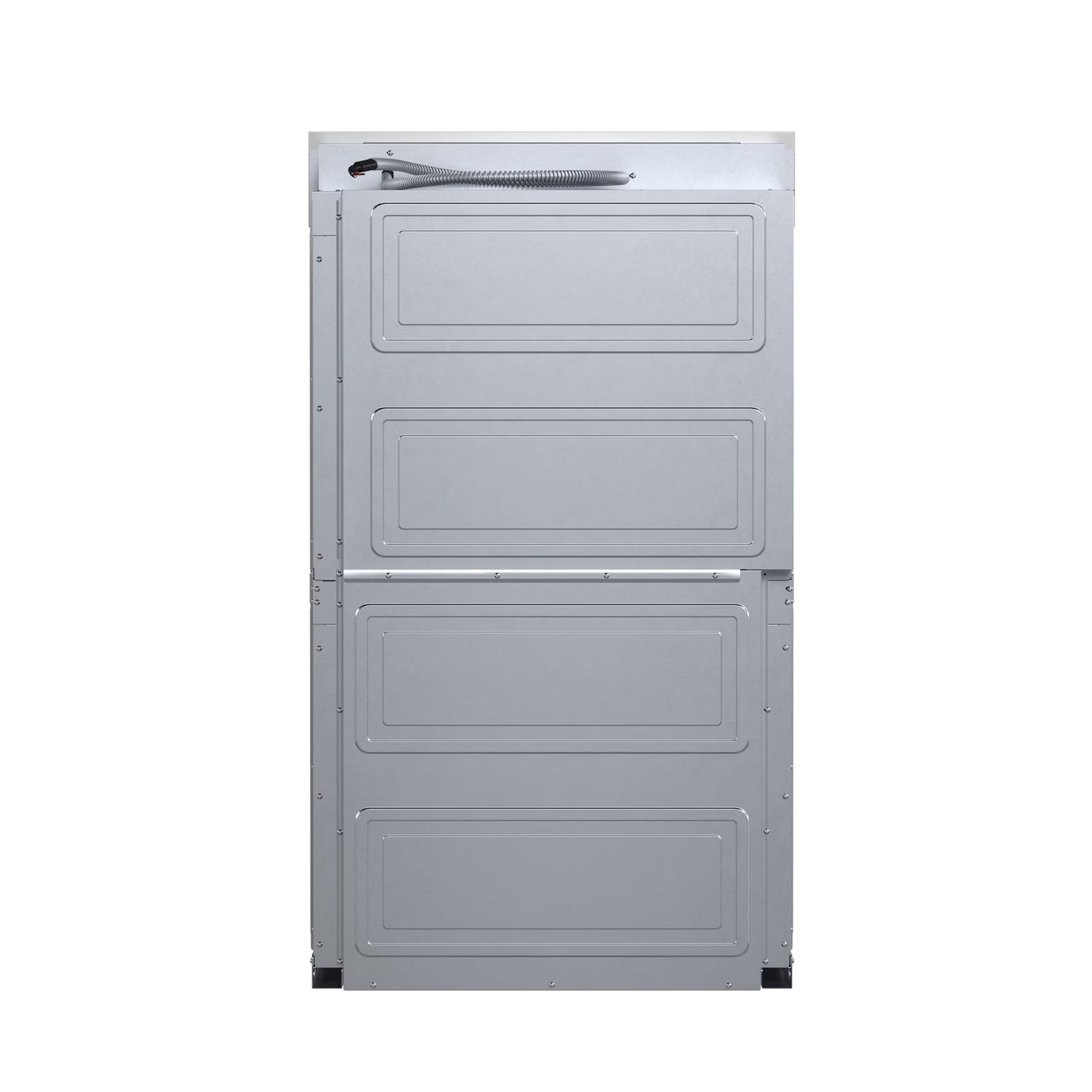 Gallico 30-Inch Electric French Door Double Oven, Stainless Steel, Convection Cooking, Touch Control Panel, Self-Cleaning Function