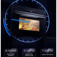 Gas Wall Oven Built for Precision Cooking, 60 Inch Size, Black Glass Fascia, Multi-Mode Fan Assisted Heat
